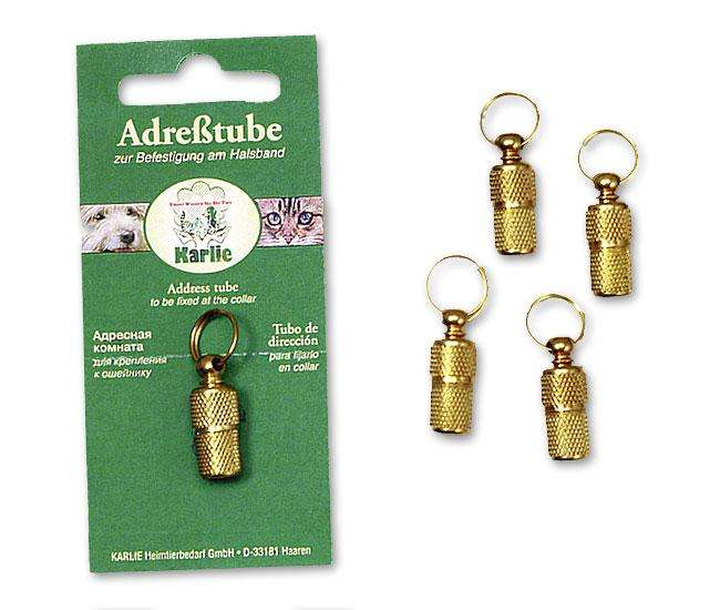 Karlie Adresstube – Goldfarben – Groß
