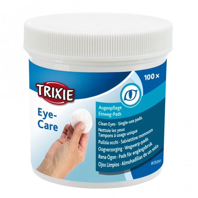 Trixie Augenpflege Einweg-Pads – 100 Stüc...