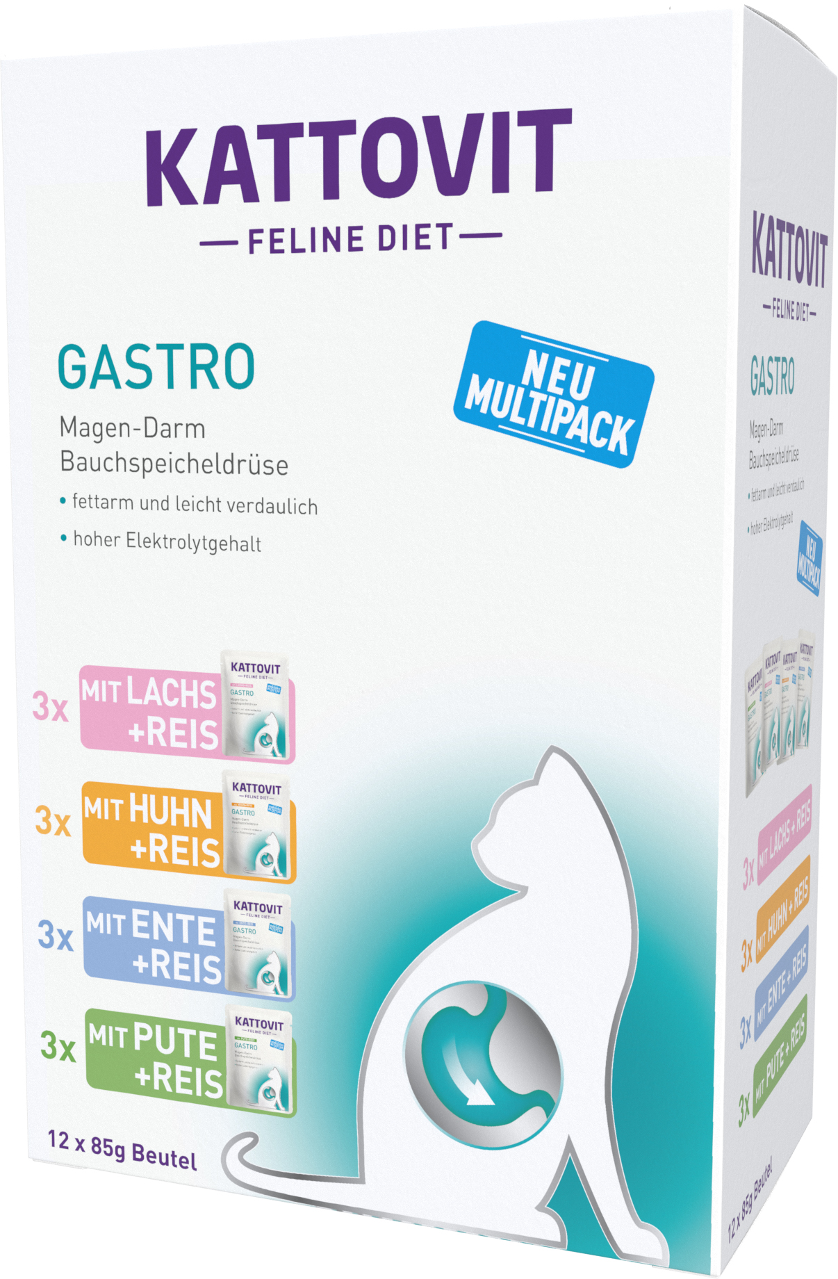 Kattovit Feline Diet Gastro Multipack 12x85g