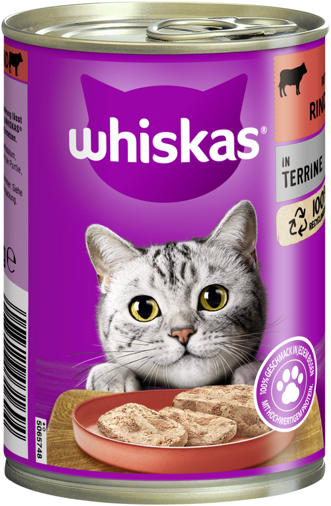 Whiskas Terrine Rind 400g