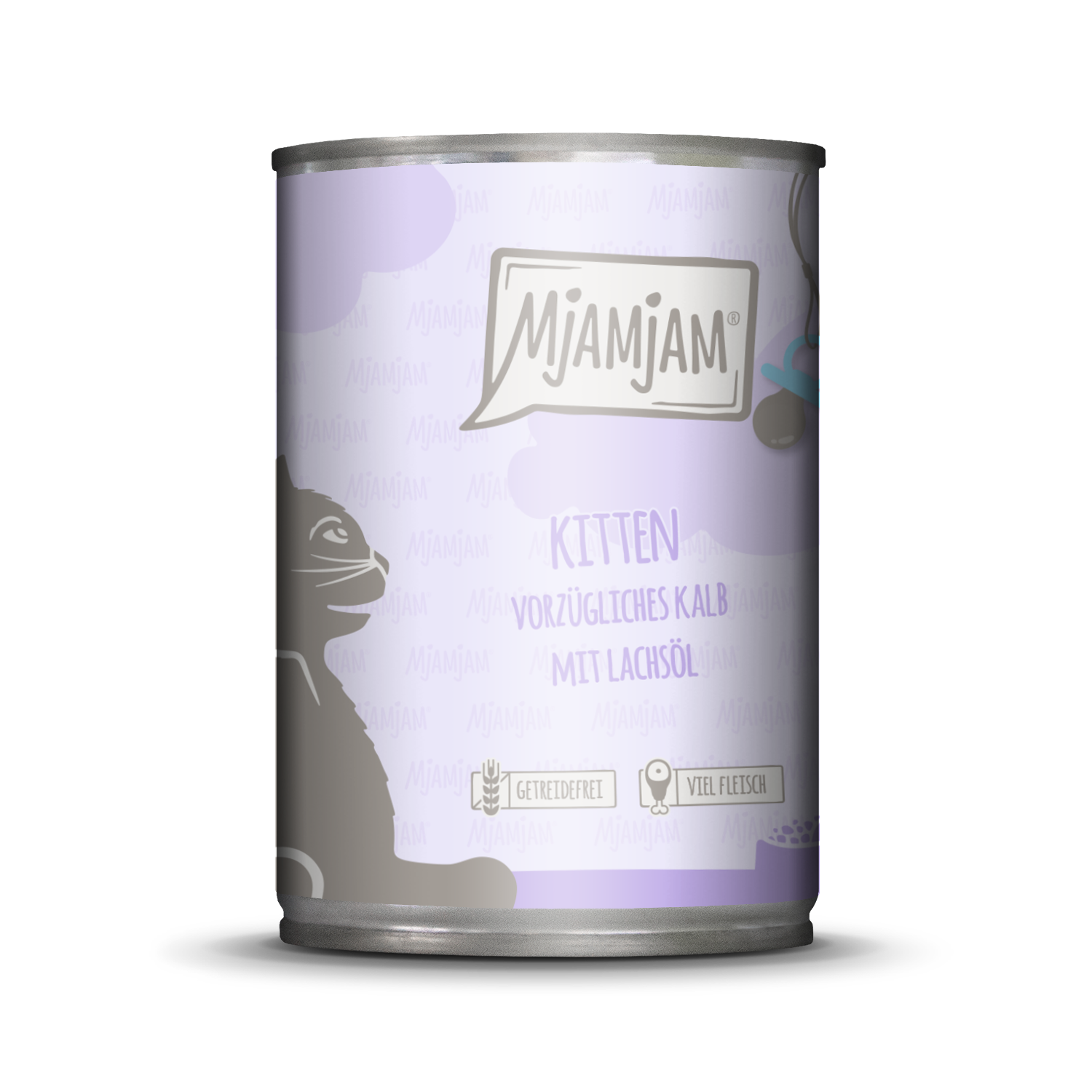 MjAMjAM Kitten Kalb+Lachsöl 400g