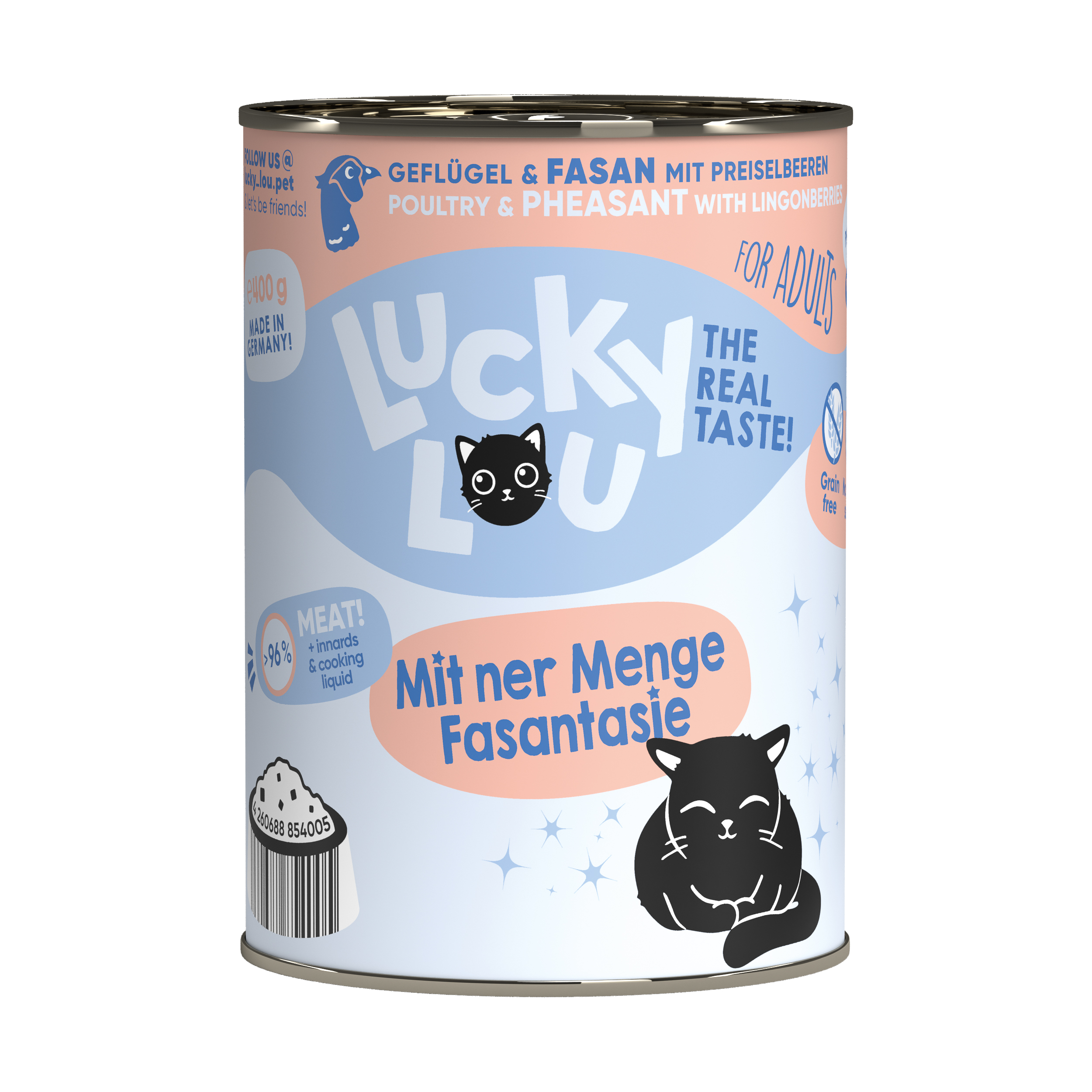 LuckyLou Lifestage Adult Geflügel+ Fasan 400g