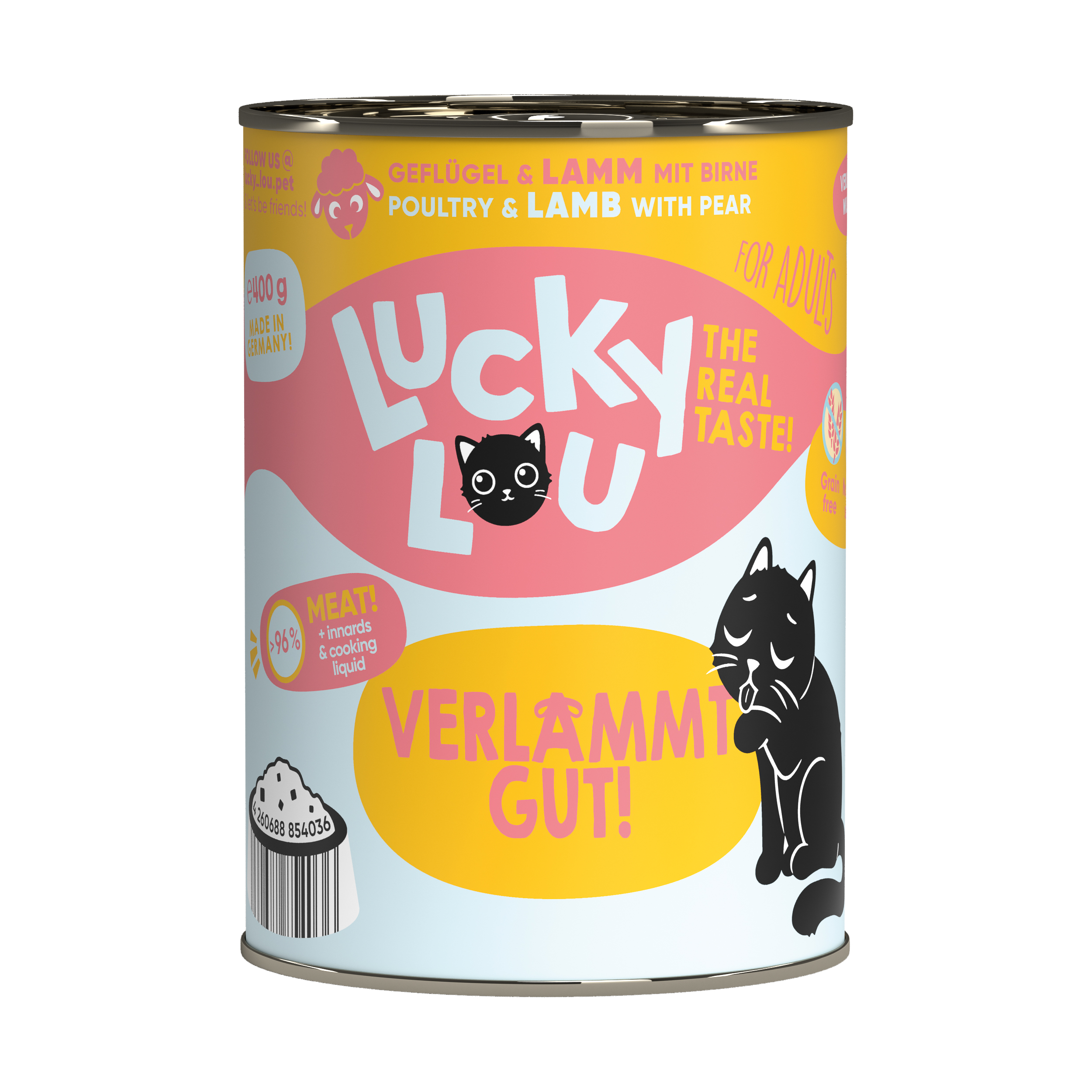 LuckyLou Lifestage Adult Geflügel+Lamm 400g