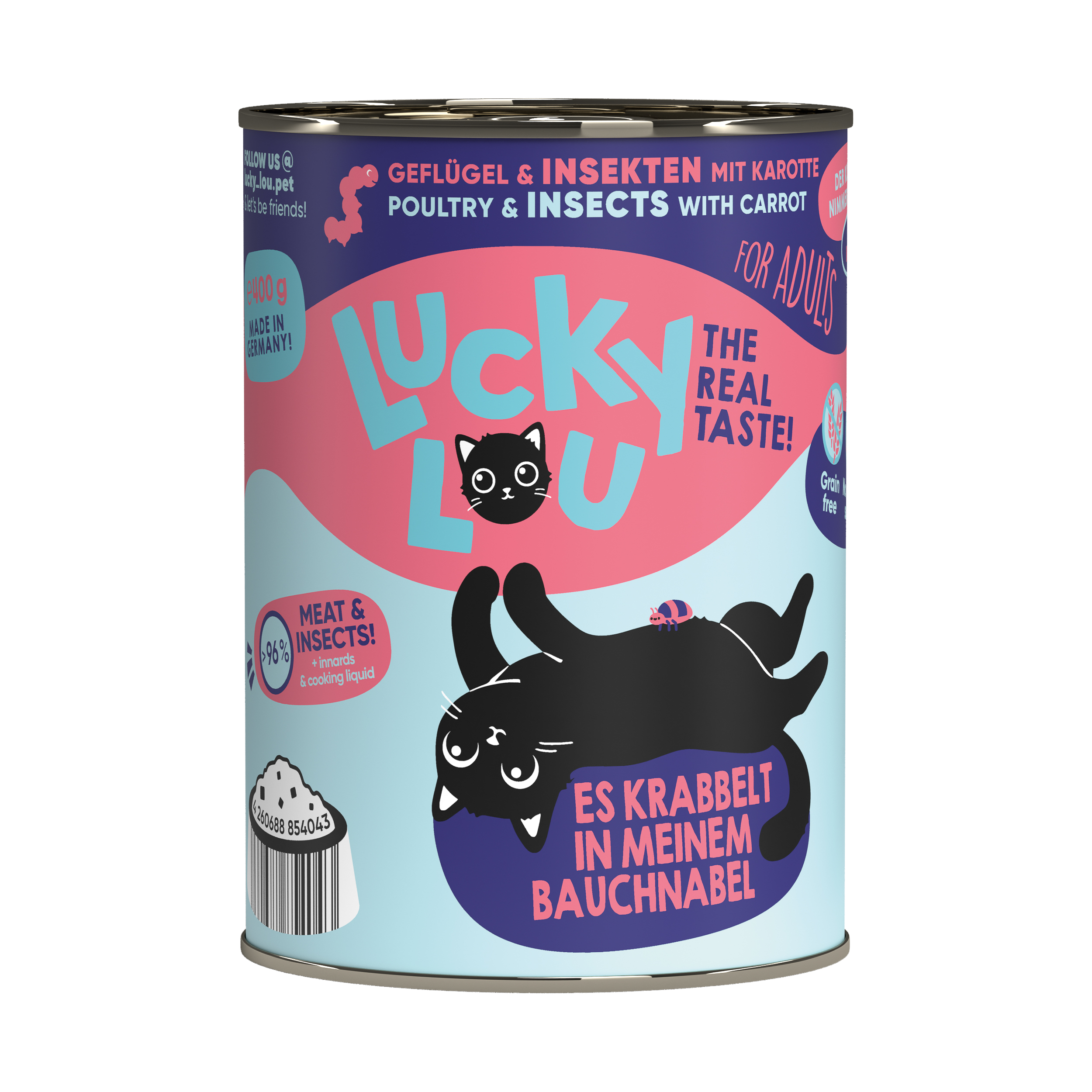 LuckyLou Lifestage Geflügel+Inseken 400g