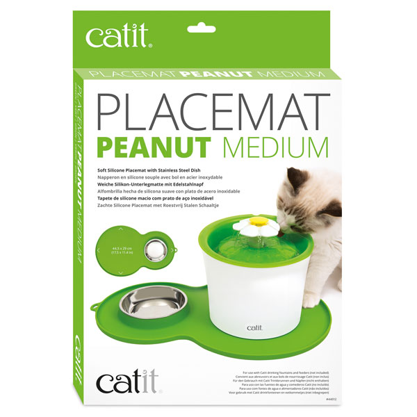 CATIT Silikonmatte Erdnuss – 46 x 29 cm &#...