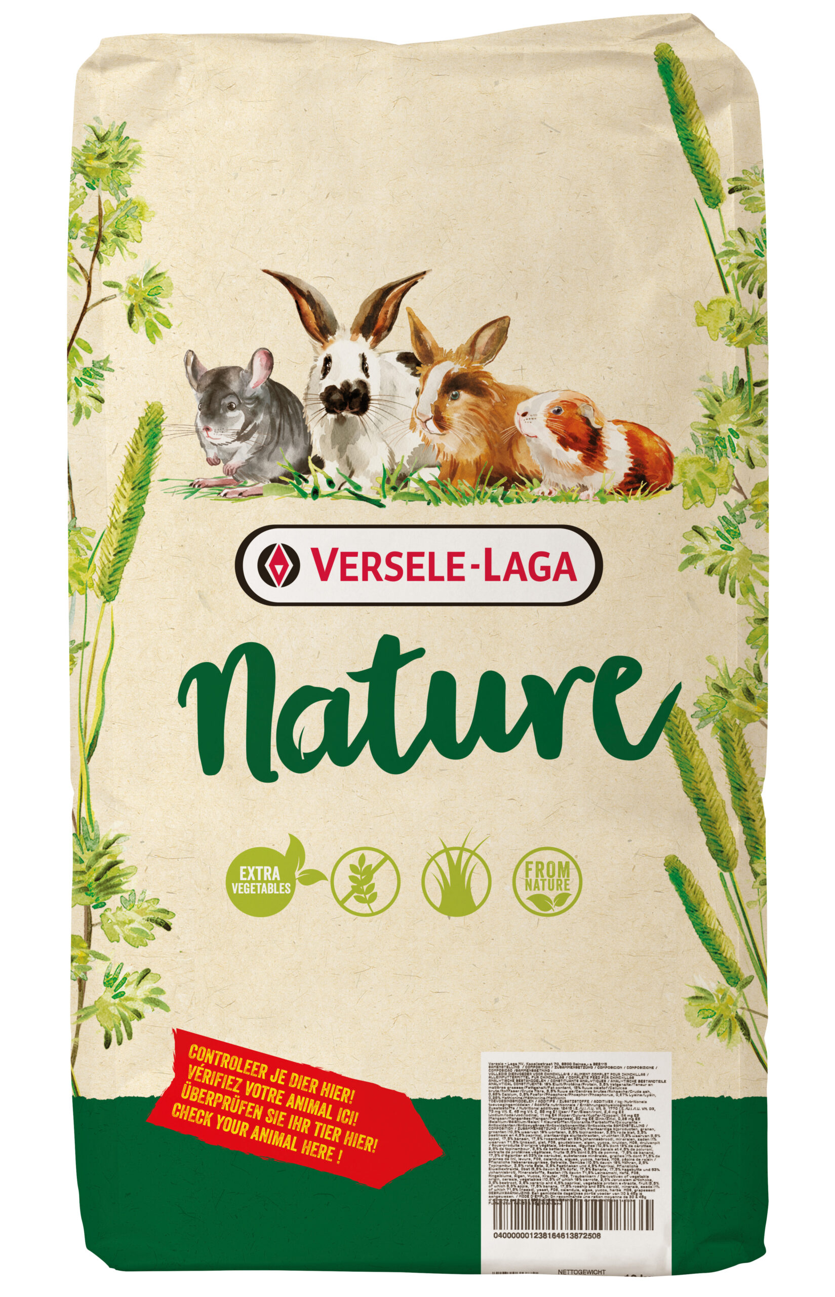 Versele Laga Nature (Zwerg)Kaninchen 9kg