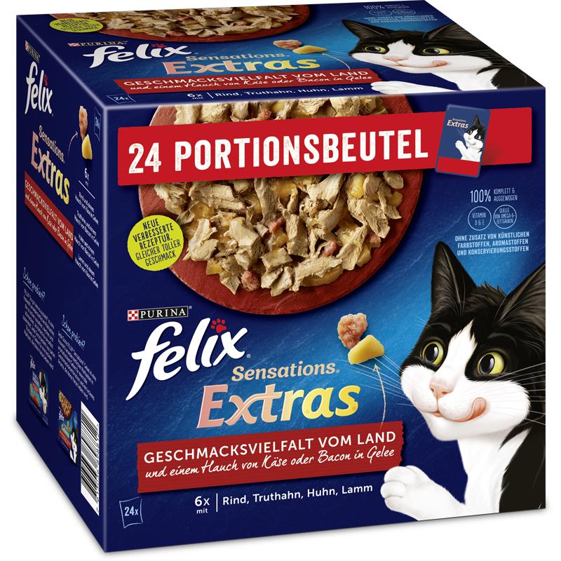 FELIX® Sensations® Extras – Käse-Bacon-Genu...