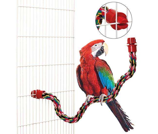 Karlie Biegsame Baumwollsitzstange BIRD BAR – 66 cm
