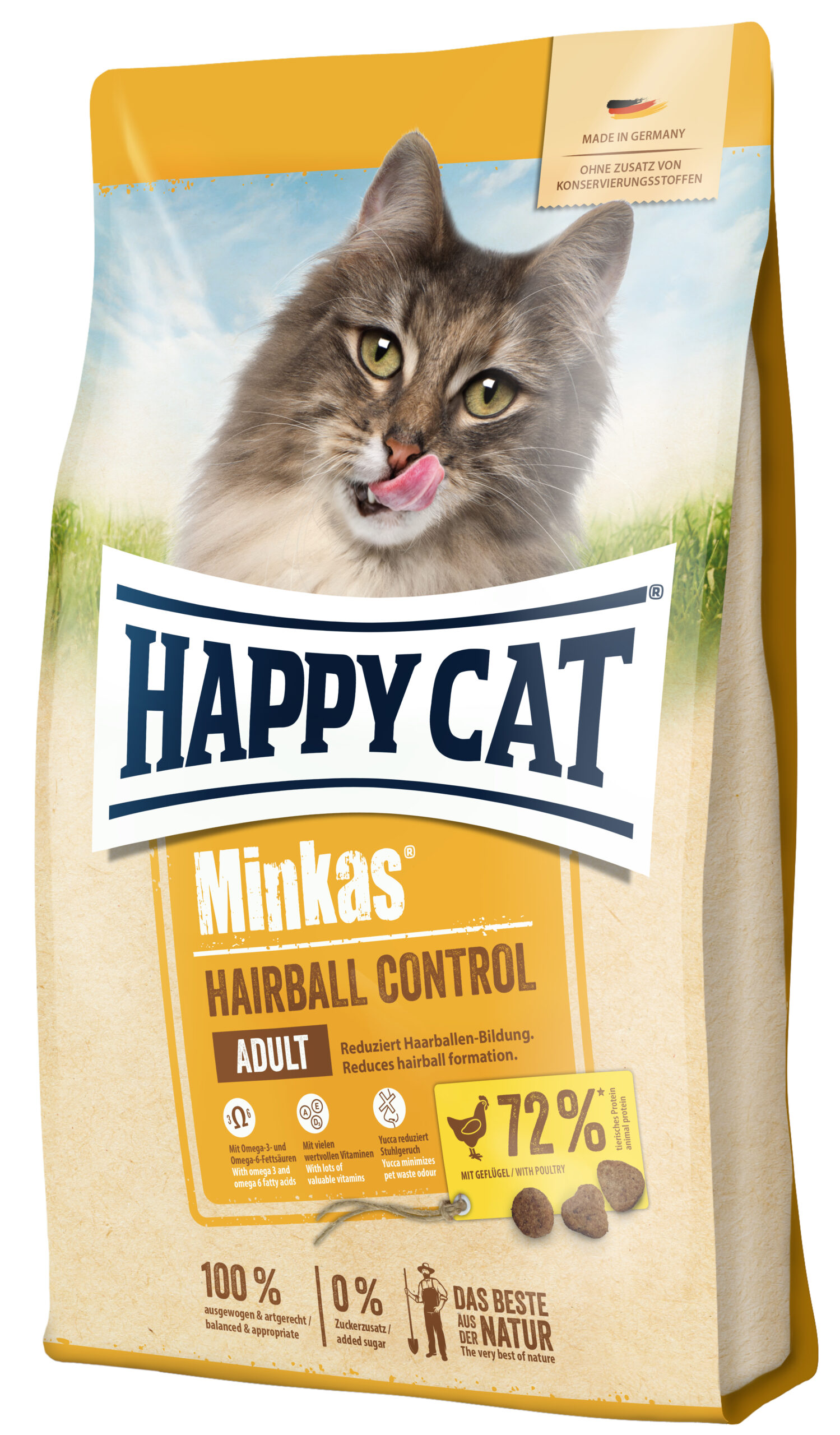 Happy Cat Minkas Hairball Geflügel 10kg