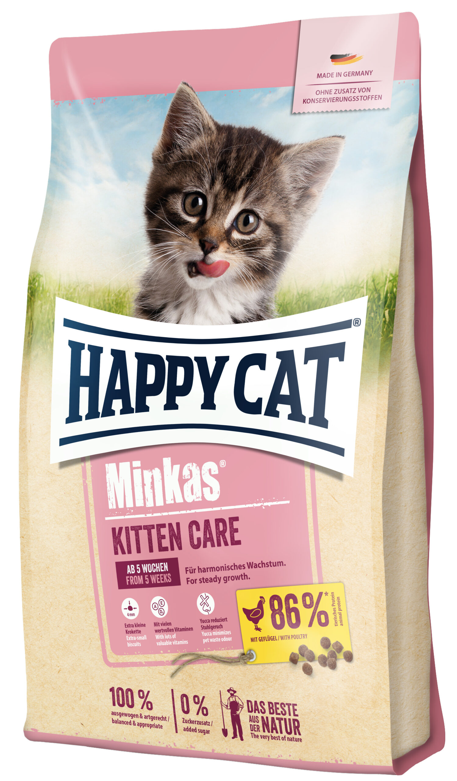 Happy Cat Minkas Kitten Geflügel 10kg