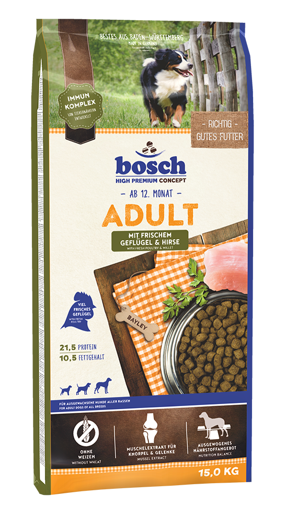 Bosch Geflügel+Hirse 15kg