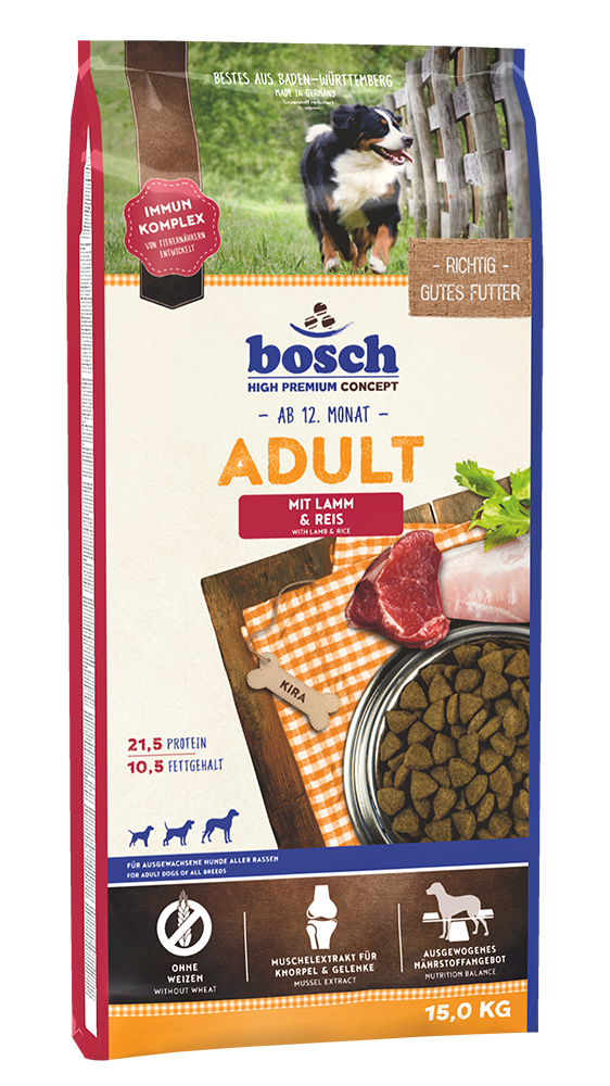 Bosch Lamm+Reis 15kg